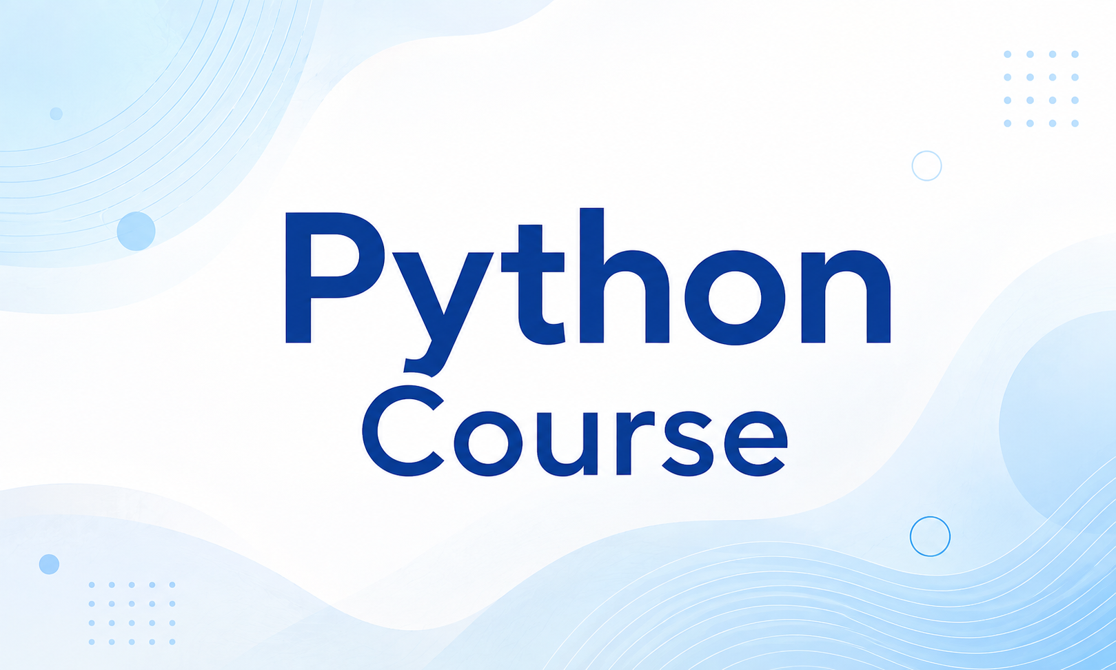 Python Course for Beginners